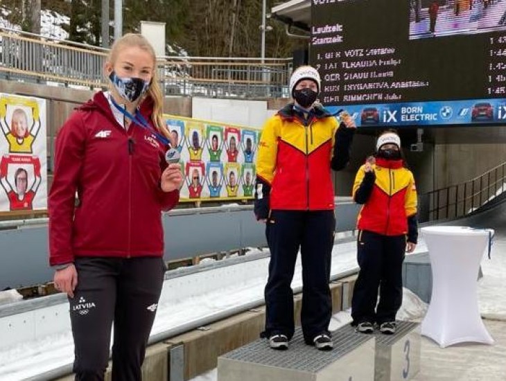 Endija Tērauda izcīna sudraba godalgu Eiropas kausa posmā Kēnigszē