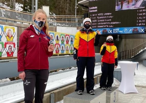 Endija Tērauda izcīna sudraba godalgu Eiropas kausa posmā Kēnigszē