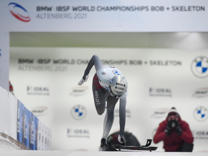 Zeltu atkal iegūst Tīna Hermane, Endija Tērauda  20.vietā Altenbergā