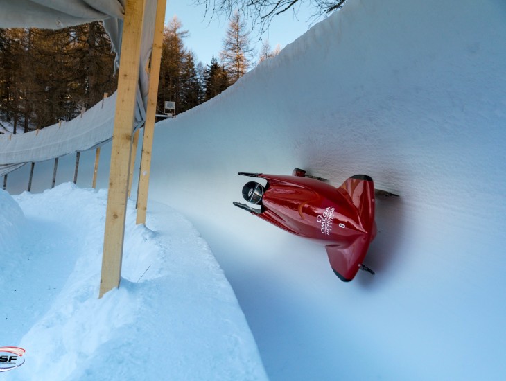 Latvijas sportisti labāko desmitniekā parabobslejā Sanktmoricā