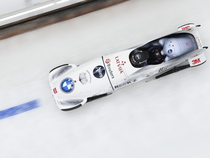 Kēnigszē Eiropas junioru čempionātā bobslejā divniekiem Cipuļa ekipāža  septītā