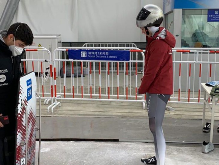 Skeletoniste Tērauda sezonas atklāšanas sacensībās izcīna 9.vietu