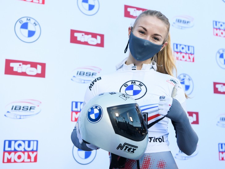 Skeletoniste Endija Tērauda pirmajā posmā ieņem 22.vietu