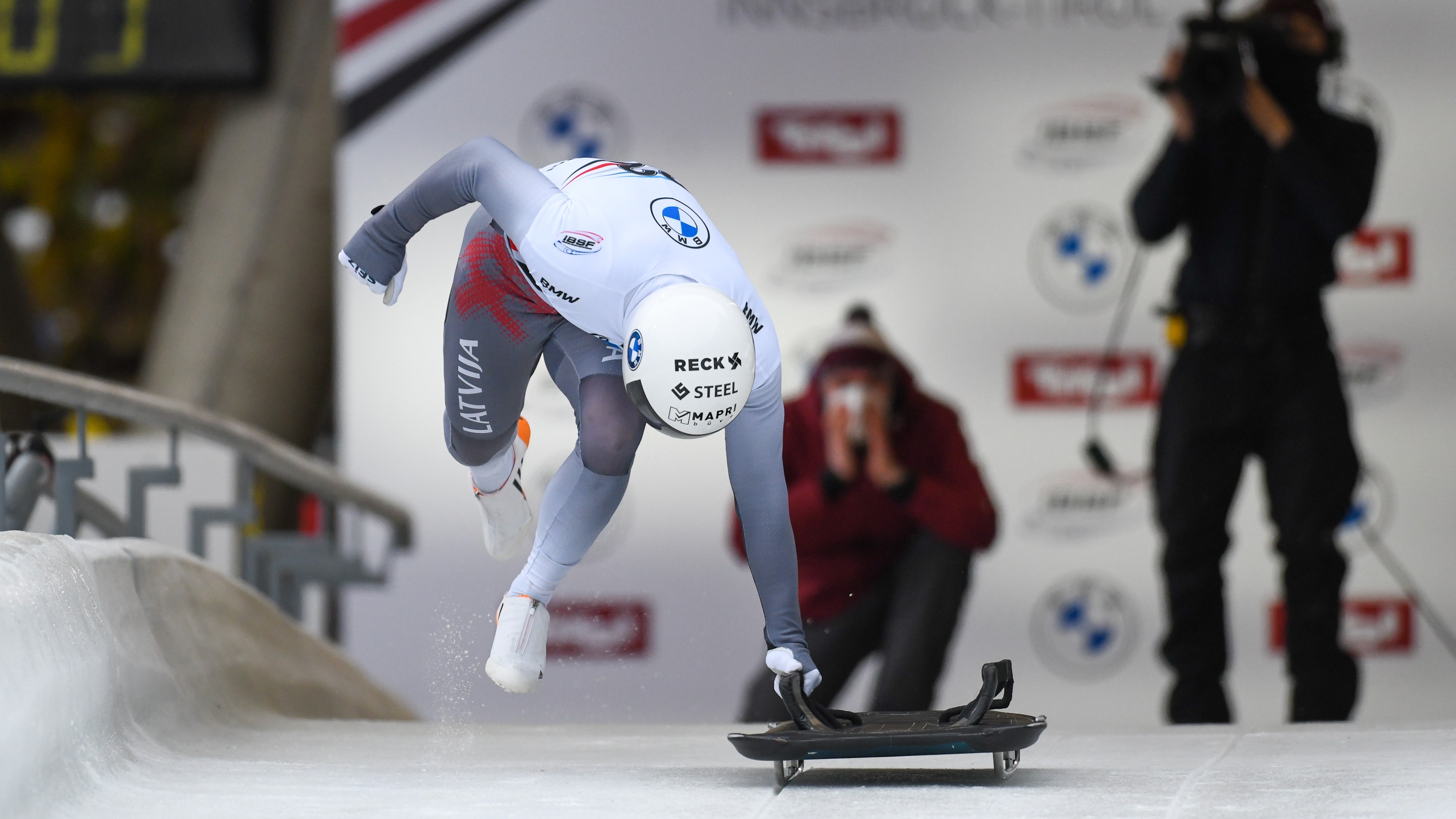 Arī otrajā dienā EK posmā skeletonists Veinbergs labākais no latviešiem