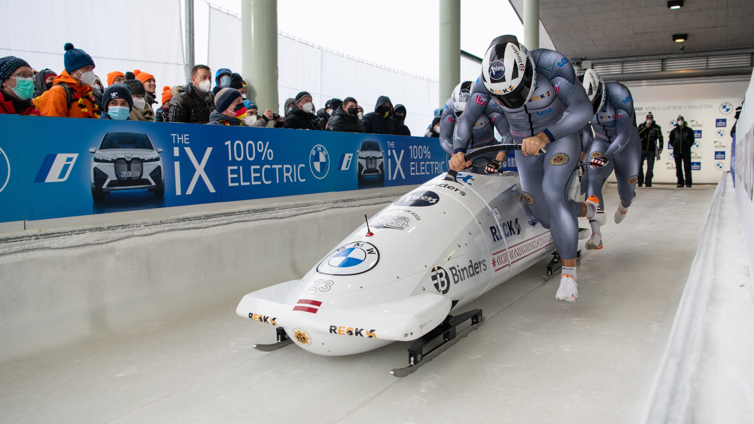 Ķibermaņa četrinieks izcīna piekto vietu Altenbergā