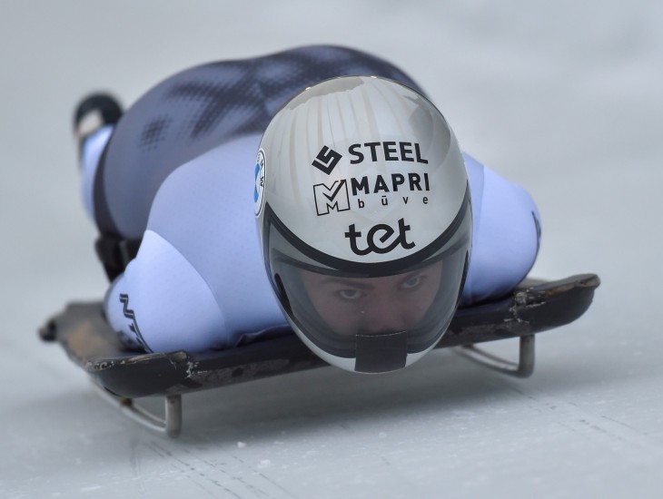 Skeletoniste Endija Tērauda 17.vietā Vinterbergā