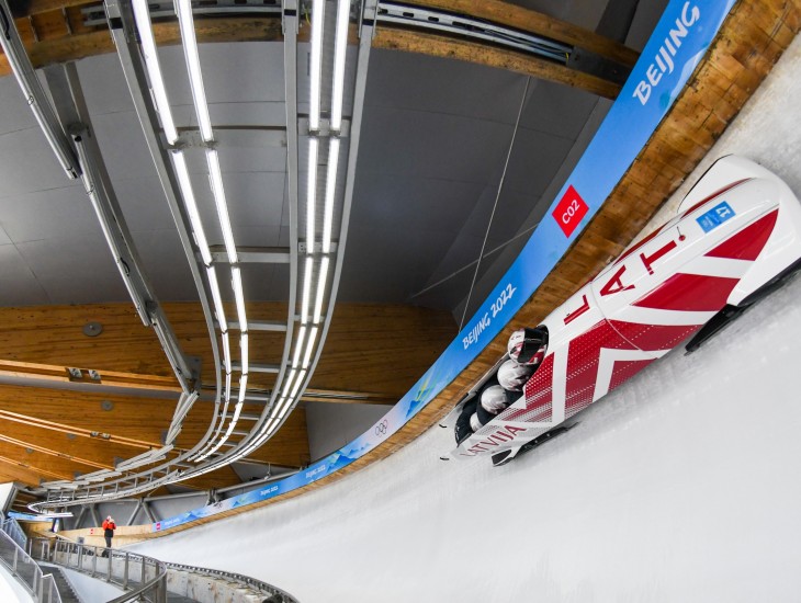 Ķibermaņa četrinieks pakāpjas uz piekto vietu pēc pirmās dienas Pekinas olimpiskajās spēlēs