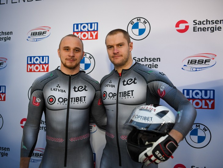 Cipulis / Miknis izcīna septīto vietu Eiropas čempionātā un PK posmā Altenbergā