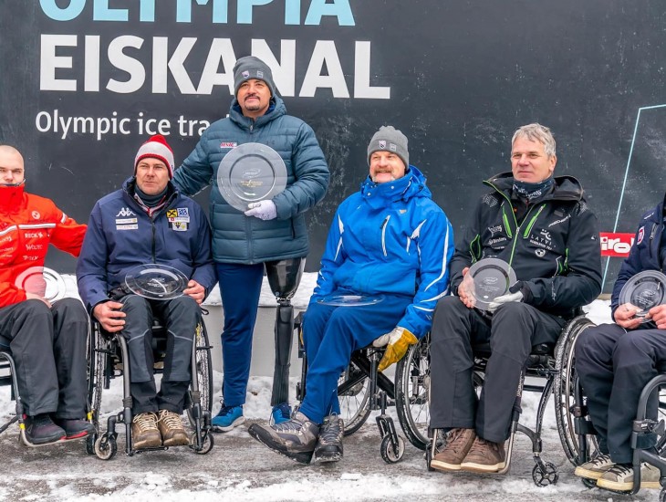 Latvijas parabobslejistiem labi panākumi Īglsā
