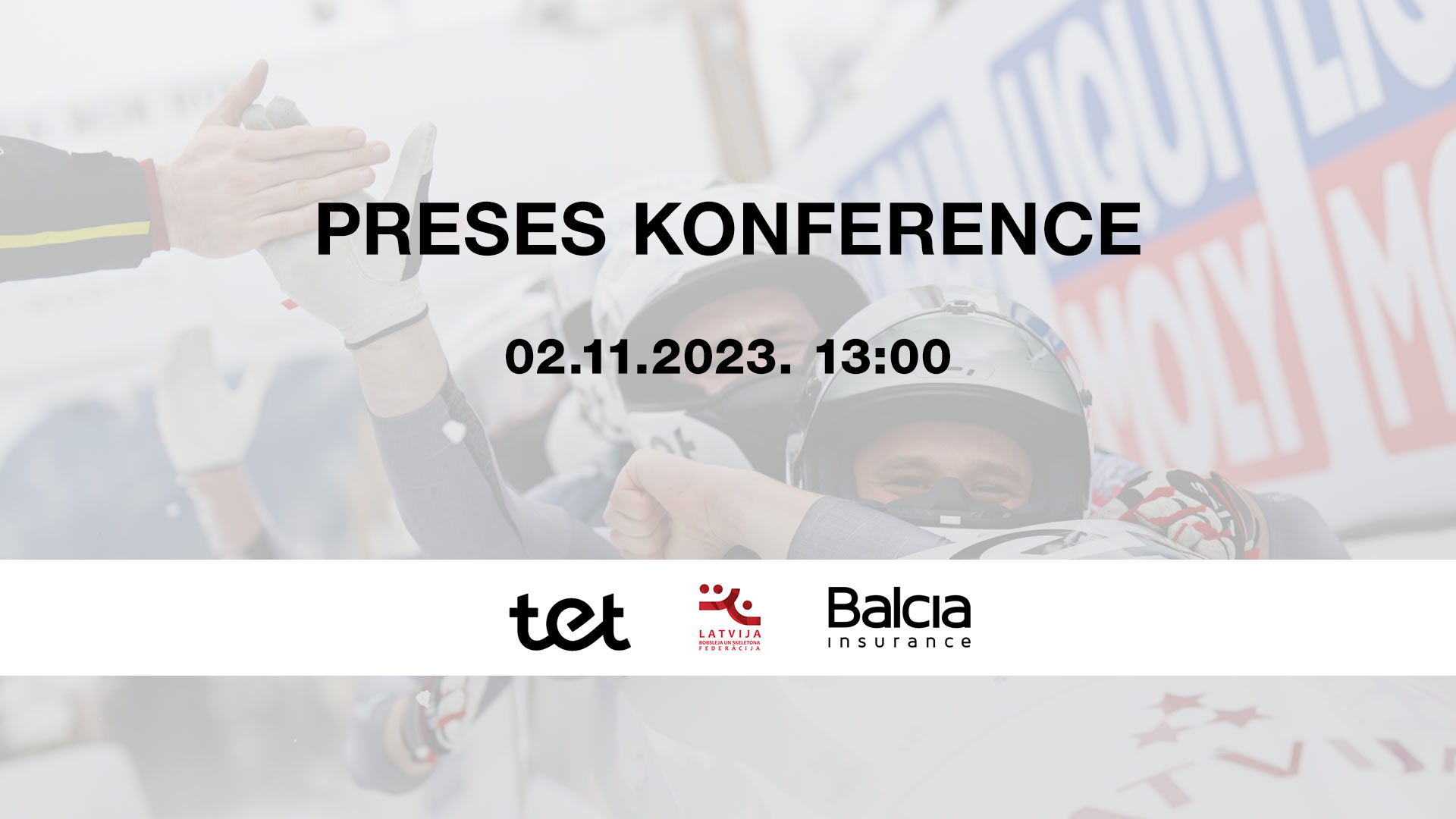 Latvijas Bobsleja un Skeletona federācijas preses konference notiks 2.novembrī