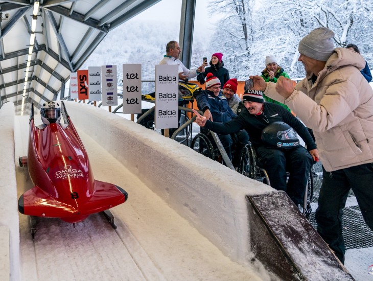 Parabobslejists Klots otro dienu pēc kārtas izcīna uzvaru Siguldas posmā