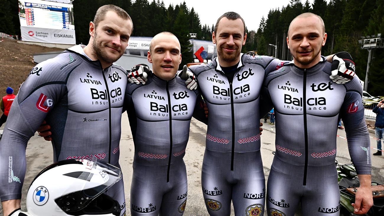 Cipuļa četrinieks uzvar Pasaules kausa izcīņas posmā Altenbergā!