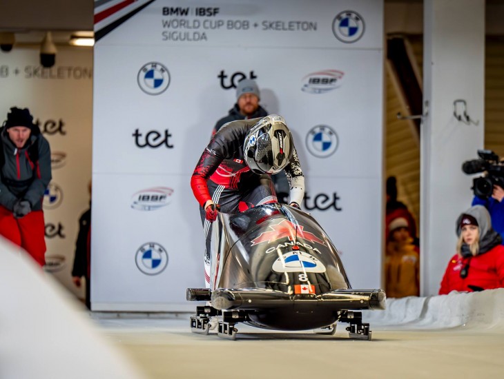 Kanādas monobobslejistes triumfē ZAK posmā Pārksitijā, Kotānei izdodas izcīnīt 8.vietu