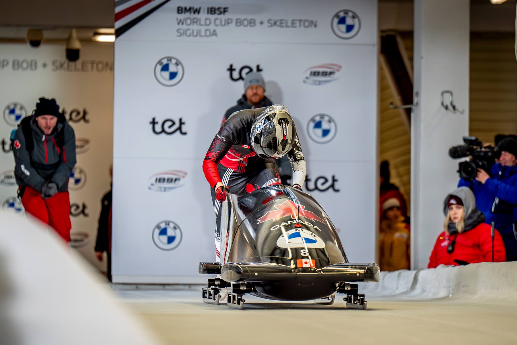 Kanādas monobobslejistes triumfē ZAK posmā Pārksitijā, Kotānei izdodas izcīnīt 8.vietu