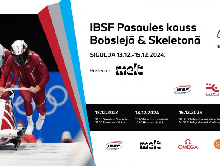 Pasaules kausa izcīņas Siguldas posms jau šajā nedēļas nogalē