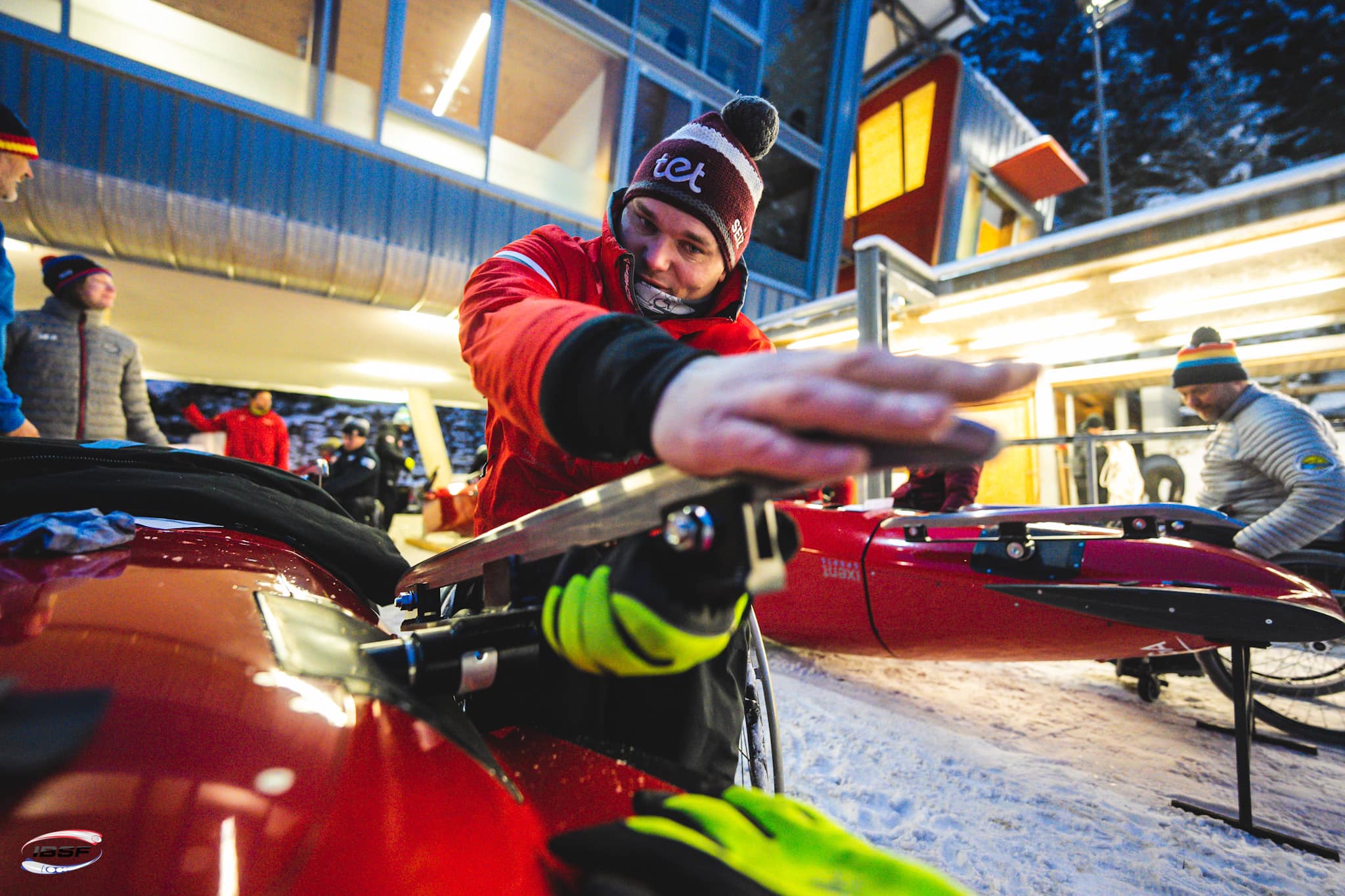 Parabobslejists Klots gatavojas startam PK sacensībās Lilehammerē