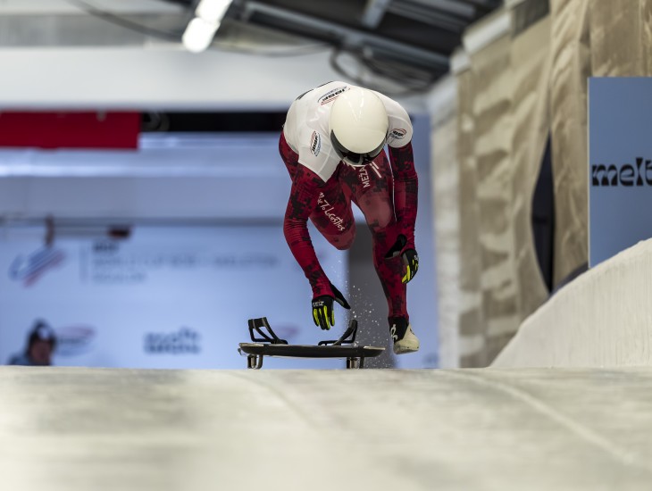 Skeletonists Valdovskis ieņem 25.vietu Pasaules kausa posmā Sanktmoricā