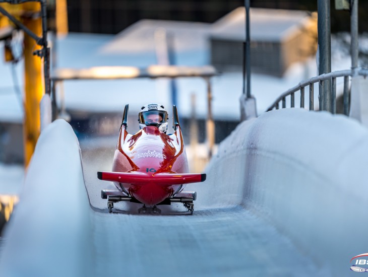Parabobslejisti aizvada sešus posmus Lilehammeres trasē