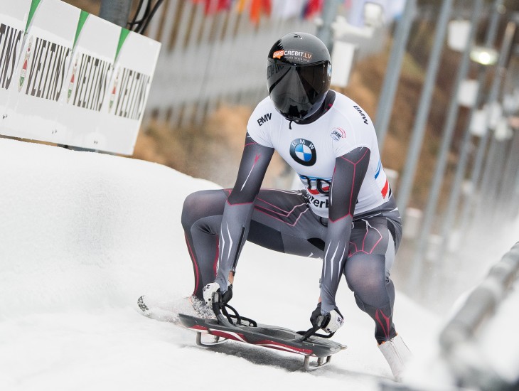 Martins Dukurs izcīna otro vietu Laplaņā un kļūst par kopvērtējuma līderi
