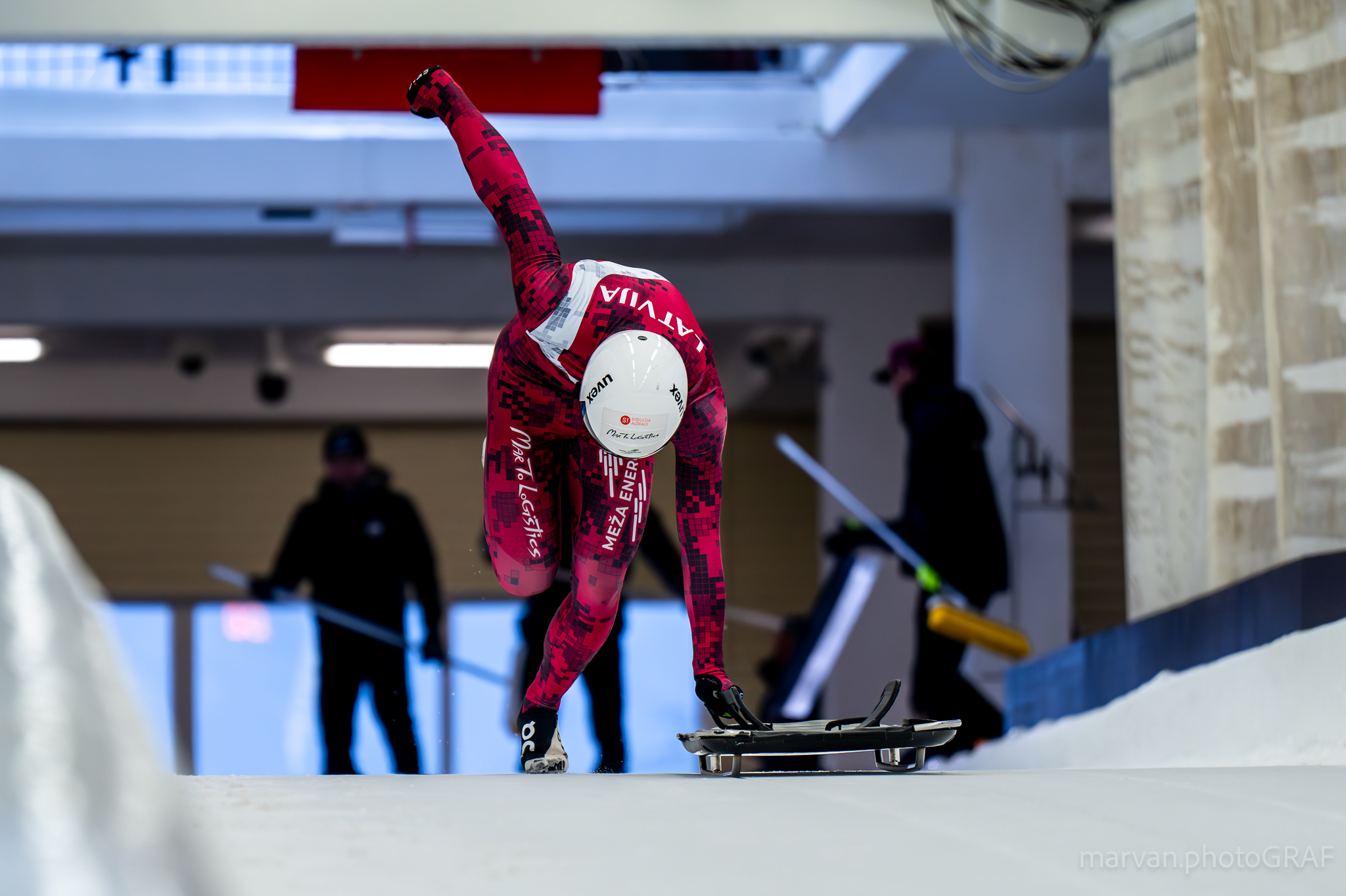 Valdovskis ceturtais, Indriksons piektais Eiropas kausa posmā skeletonā