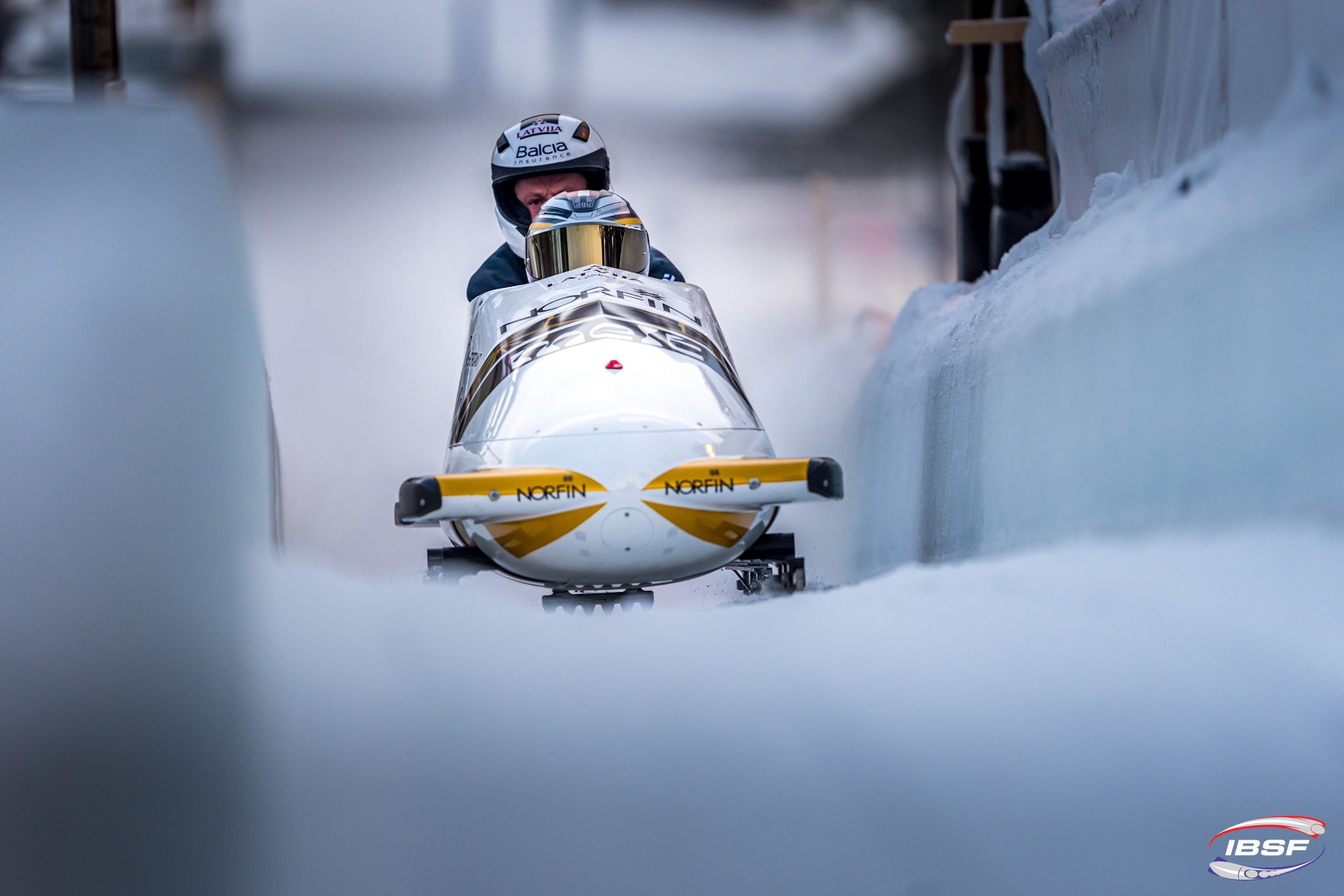 Sestdien 14:00 bobsleja divniekos Latvija piedalīsies ar divām ekipāžām