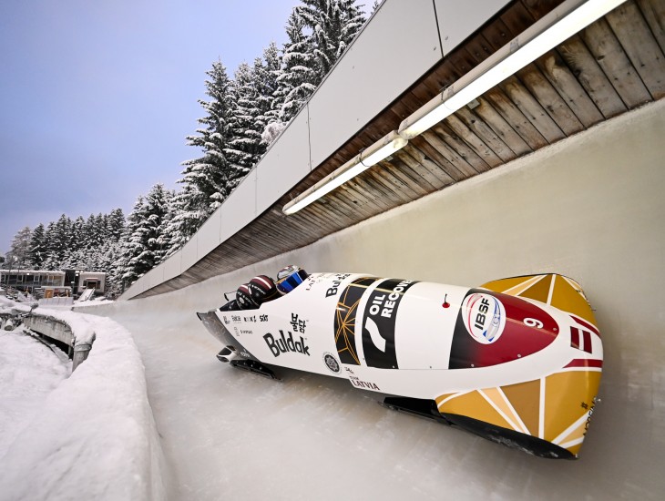 Kalendas četriniekam otrajā braucienā trešais laiks ļauj summā pacelties uz 12.vietu PK posmā Insbrukā