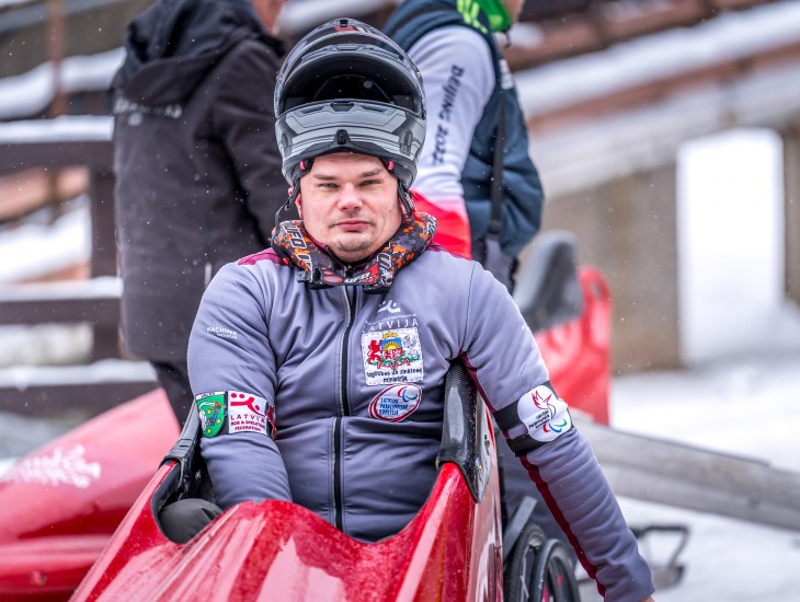 Parabobslejists Klots izcīna 6.vietu PK posmā Siguldā