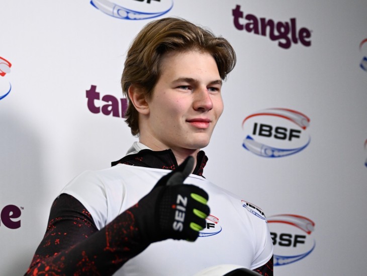 Skeletonistam Dāvim Valdovskim sudrabs Pasaules junioru čempionātā